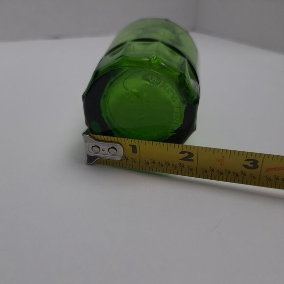 Wheaton Green Glass Jamaican Bitters Bottle No Cork Collectible Vintage 6 inch - Picture 2 of 7